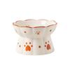 Ceramic Dogs Snack Water Bowls Elevated Pet Drinking Eating Feeders  Protect Pet's Spine