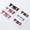 1pc TSI Letter Emblem ABS 3D Car Rear Trunk Sticker for Volkswagen TIGUAN TSI Golf 7 5 8 6 Passat B6 Rline Auto Styling Decal