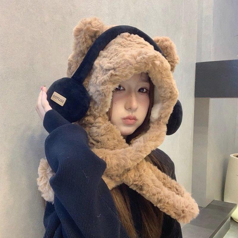 New Mao Mao hat, female Lei Feng hat, male winter warm ear protection cotton thickened Northeast cycling cold hat