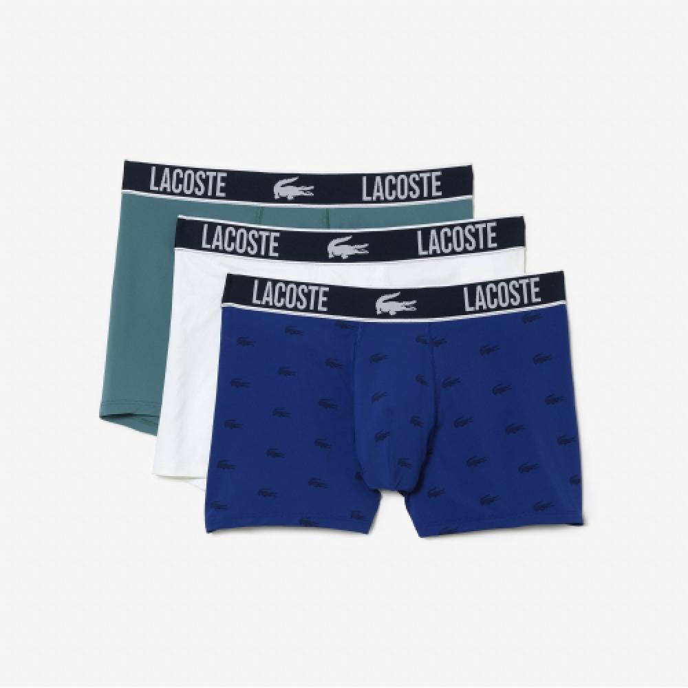 

LACOSTE Мужские трикотажные шорты Lacoste из переработанного полиэстера [синие]