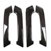 DT08 4PCS Car Interior Door Handle Trim for Toyota Land Cruiser Prado FJ150 150 2010-2018 Accessories Black Wood