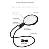 Magnifying Glass with Light Gooseneck Magnifier for Reading LED Large Magnifier for Book Handheld Neck Desktop Use