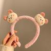 Adorable 2024 Cartoon Hair Tie & Plush Headband Set for Women - Cute Hair Accessories & Gift
