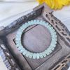 Natural Hetian jade separator pieces in clear water green and ice clear white diy Bracelet abacus beads, spacer beads, star and moon Bodhi beads