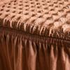 Seersucker Stretch Puff Chair Cover Long Skirt Universal Chair Slipcover Removable Elasticity Backrest Chair Case Home Use
