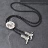 High-end Cowboy Hat Boots Necklace Exquisite Leather Rope Tie Decor  Versatile