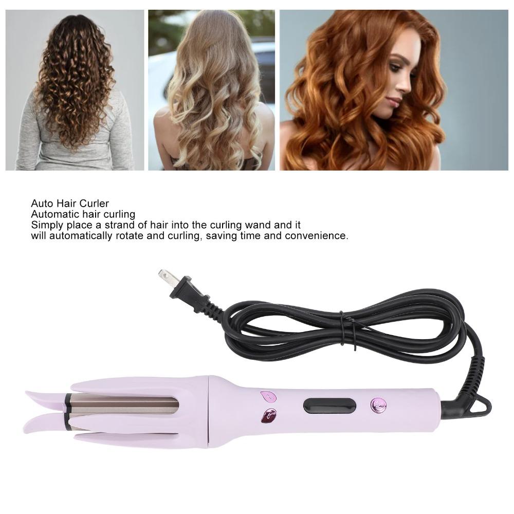 Rotating Automatic Curling Iron Adjustable Temperature Rotating Curling Iron For Home Use