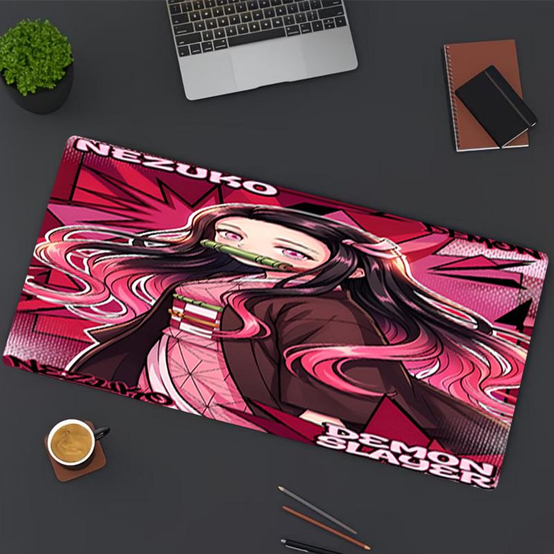 Demon Slayer Print Mouse Pad, for Keyboard Pad Laptop PC Mat for Office Home Use, Desk Decor, Perfect Birthday Gift for Gamers