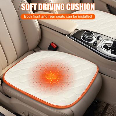 Evrensel Araba Koltuğu Minderi Yumuşak Peluş Kaymaz Alt Koltuk Pedi Araba SUV Kamyon Ön Koltuklar İçin Ayarlanabilir Kayışlar Araba Koltuğu Kılıfı
