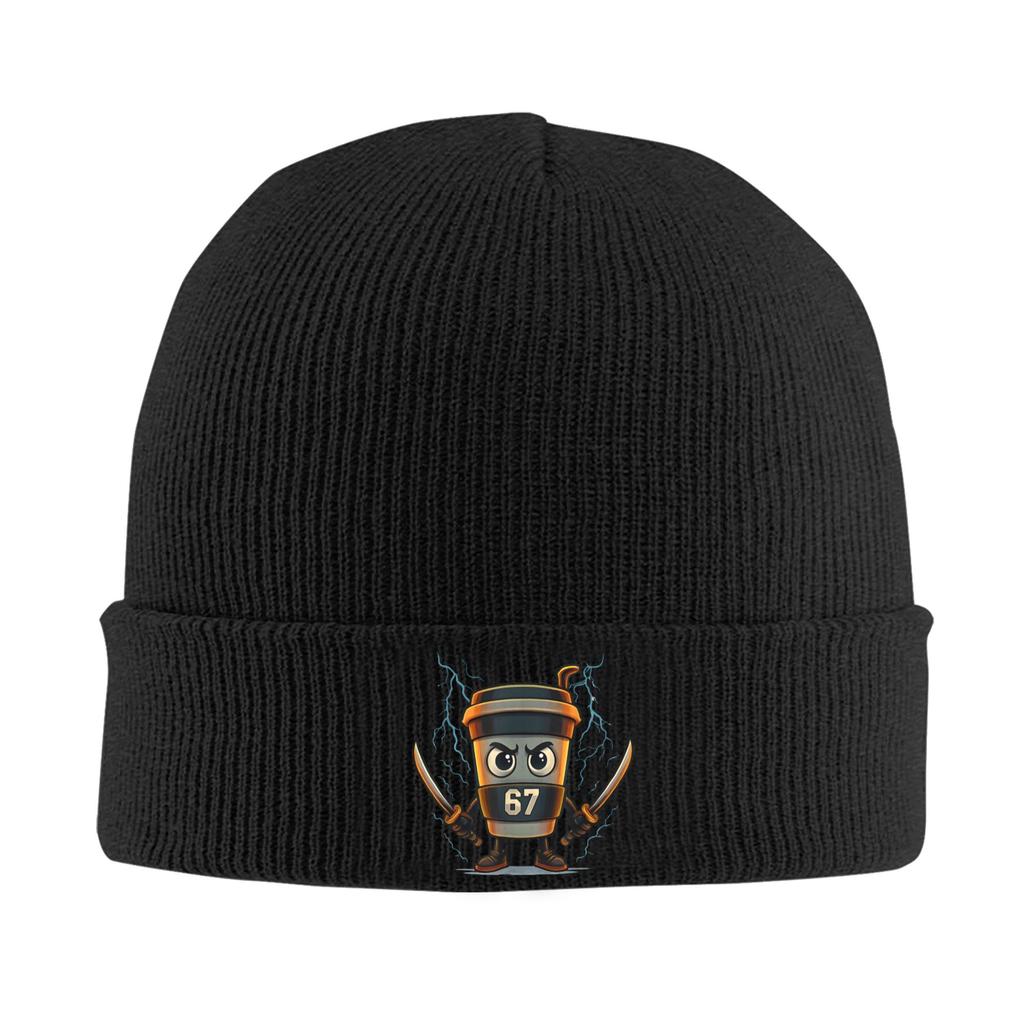 67 Meme Surreal Italian Brainrot Cappuccino Assassino Beanie Hats Bonnet Hats Male Fashion Kpop Knit Hat Autumn Warm Soft Caps