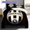 Set Copripiumino Trapuntato Juve Federa Federe Decorazione Casa Regalo di Compleanno (1 * copripiumino + 2 * federa, senza nucleo)