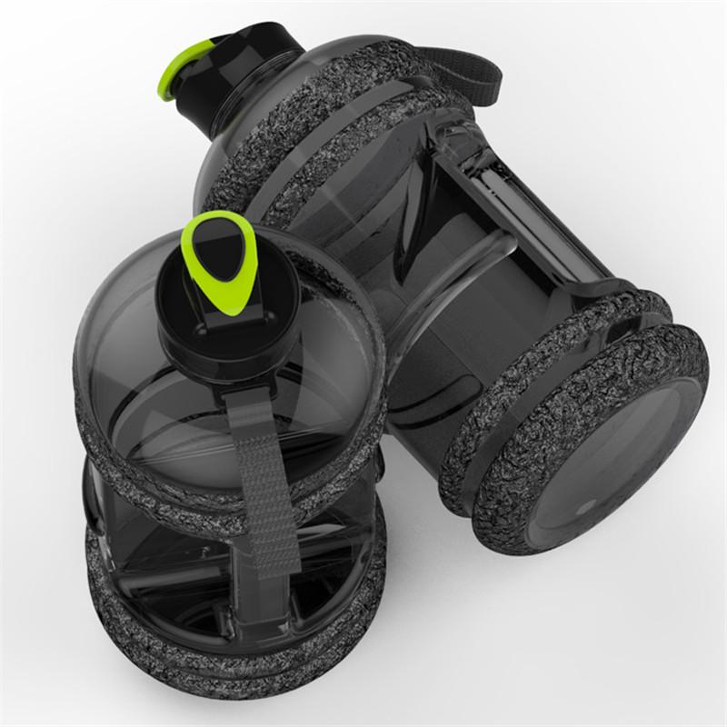 Large Capacity 2.2L Pastic Water Bottles Camping Training Bicycle Drink Water Bottle Outdoor Sports Portable Fitness Kettle