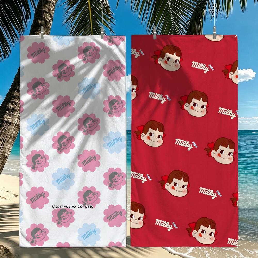 Cartoon Cute F-Fujiya Peko-chan Towel Towel Quick Drying Beach Towels Are Suitable For Swimming Pools Camping Yoga And The Gym