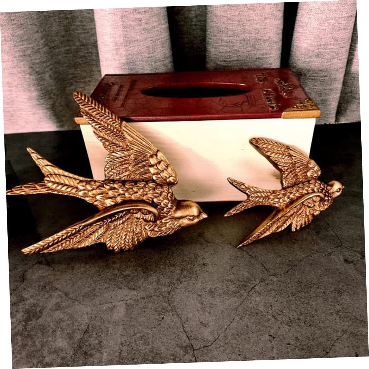 GANAZONO ласточки висячий сад настенная скульптура птицы настенный декор статуэтка ласточки винтажные украшения настенные птицы настенное украшение для дома