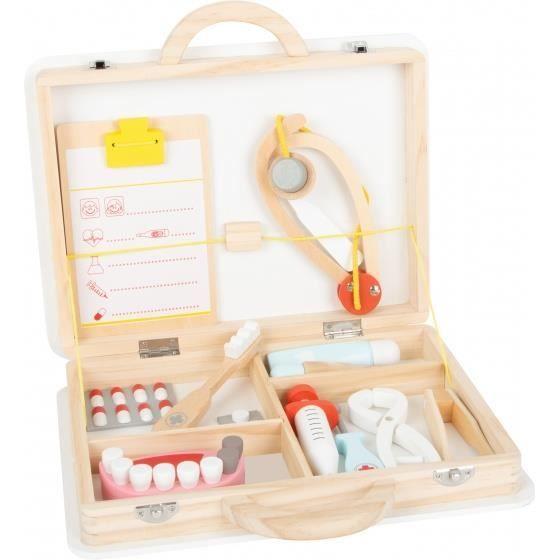 Jeu de rôle médical - SMALL FOOT - 11743 - Mallette médicale avec accessoires - Enfant 3 ans et plus