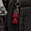 Acrylic Material Cat Keychain Wounded Cat Style Kitten Pendant Y2K Acrylic Keychain  Keychain Gift