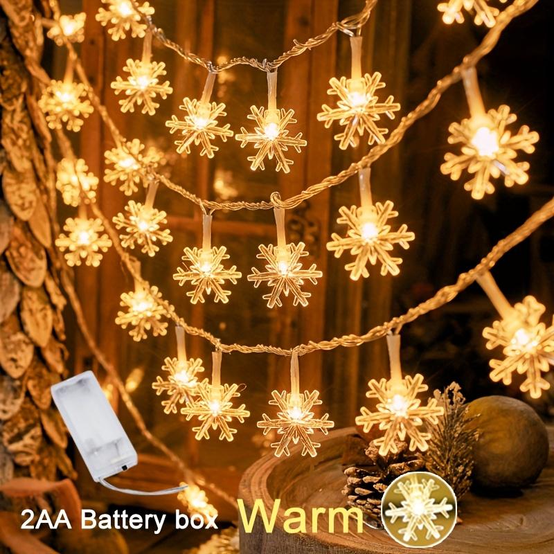 Snowflake LED Light Christmas Decorations for Home Hanging Garland Christmas Tree Decor Ornament 2025 Navidad Xmas Gift New Year
