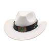 Direct Supply Top Hat Outdoor Retro Jazz Hat Vacation Travel British Style Western Cowboy Hat