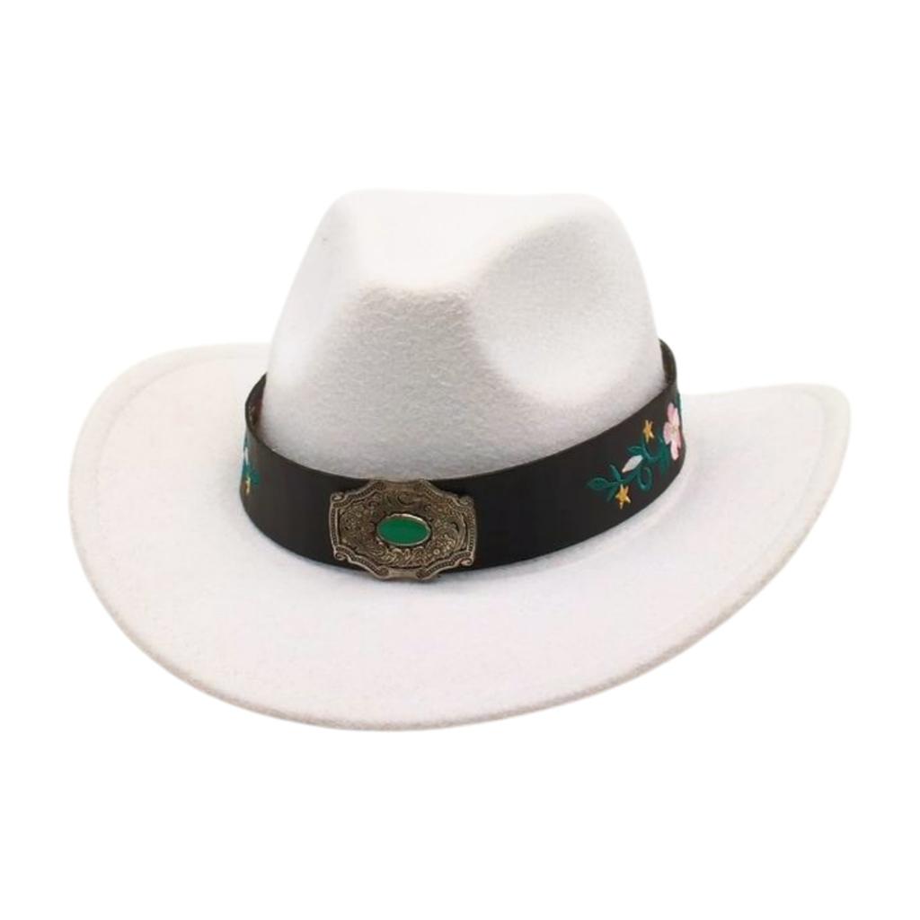 Direct Supply Top Hat Outdoor Retro Jazz Hat Vacation Travel British Style Western Cowboy Hat