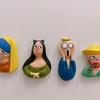 Mona Lisa Van Gogh Shouted That The Girl Wearing Pearl Earrings Is Funny. World Famous Painting Resin Magnetic Refrigerator Sticker