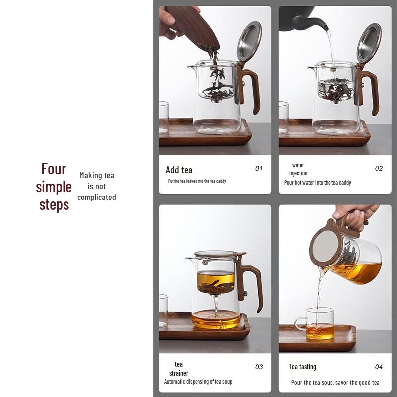 YIHUTEA Glass Tea Maker Pot