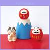 Cat Figurine Resin Craft With Lucky Charm For Student Exam Wishes