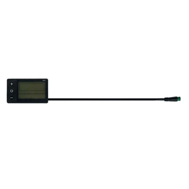 Elektrisk sykkelskjerm 24V/36V/48V vanntett LCD-skjerm S866 kontrollpanel Dashboarddisplay for elsykkelscooter