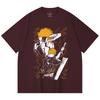 230 Gsm 100% Cotton Bleach V2 Ichigo Print Unisex Heavy Cotton T Shirt