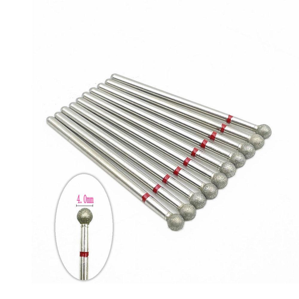10pcs 2.35mm Shank Diamond Grinding Bur Drill Rotary Drill Dental Grinding Dental Polishing Burs Nail Drill Bits