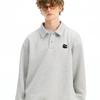 Fingercroxx IT Men's Fleece-Lined Loose Fit Lapel Sweatshirt