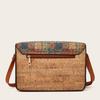 Large Capacity Single Shoulder Crossbody Bag Printed Bag Women's Retro Ethnic Style Messenger Bag
