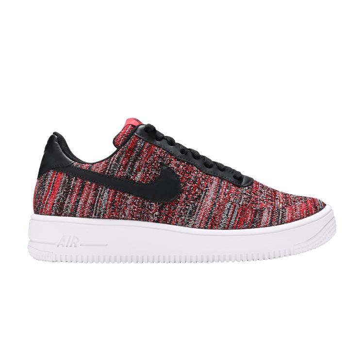 Men's Sneakers Nike Air Force 1 Flyknit 2.0 University Red Black University Red/Wolf Grey-White-Black