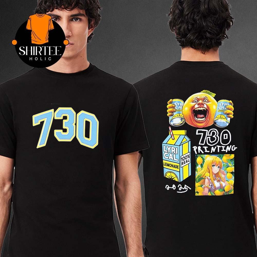 Lyrical Lemonade x 730 Asspizza Two Sided T-Shirt All Size S-4XL XXXL