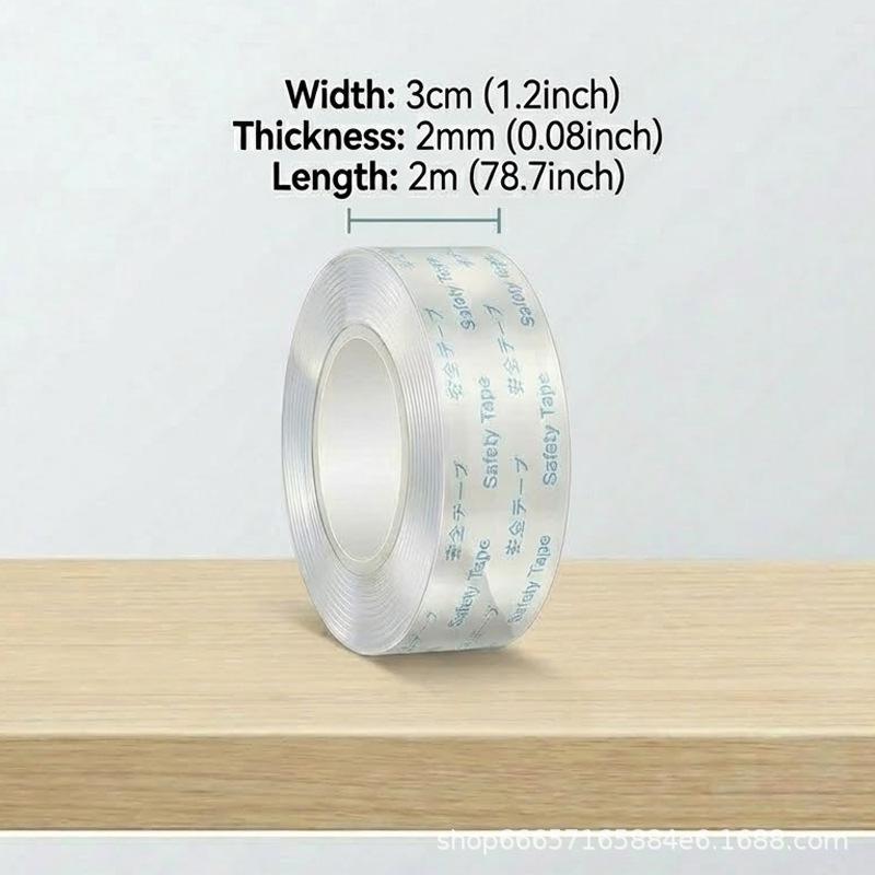Transparent High-Adhesion Sealing Strip for Window Gaps & Furniture Edges 2mm Thick прозрачный