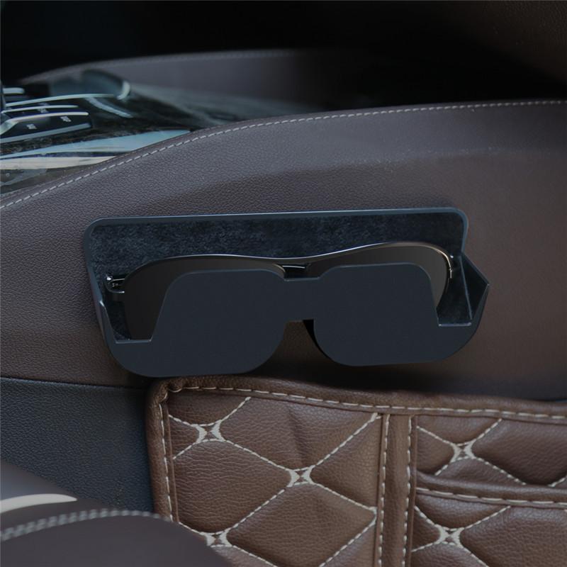 Adhesive Car Glasses Case and Sunglasses Holder Non-destructive Installation of Car Dashboard Storage Card Car Accessories