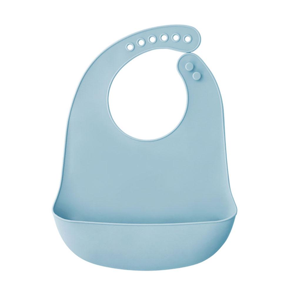 Silicone World Waterproof Silicone Bibs Baby Kids Stuff Kids Bib Aprons Girl Boy Adjustable Soft Silicone Bib Baby Feeding Stuff