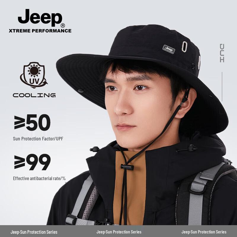 Jeep Men s Water Repellent Sun Protection Fishing Bucket Hat