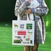 Customizable Eco-Friendly Canvas Tote with Logo or Hand-Painted Designs - Blank Cotton Bag Available for Personalization.