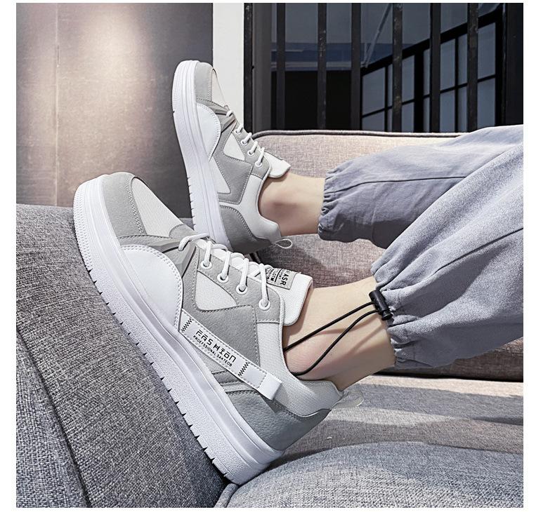 Sneakers casual sports men's shoes autumn 2024 new trend with breathable thin mesh small white fashion shoes