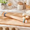 Precision Control Roller for Dough Rolling Pin with Thickness Rings, Ergonomic Measurement Markings Kitchen Tool, Lightweight Pizza Crust Non-Stick