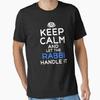 Keep Calm And Let The Rabbi Handle It Essential T Shirt Vintage Breathable Comfortable Fashion Versatile Casual