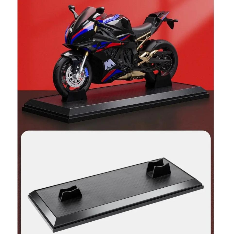 1/10 Scale for BMW S1000RR Motorcycle Model Simulation AlloyLocomotive Figure Ornament Toy Car Boy