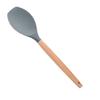 2024 Silicone Spatula Utensils Turner Heat-resistant Soup Spoon Non-stick Spatula Shovel Wooden Handle Cooking Shovel Kitchen Tool