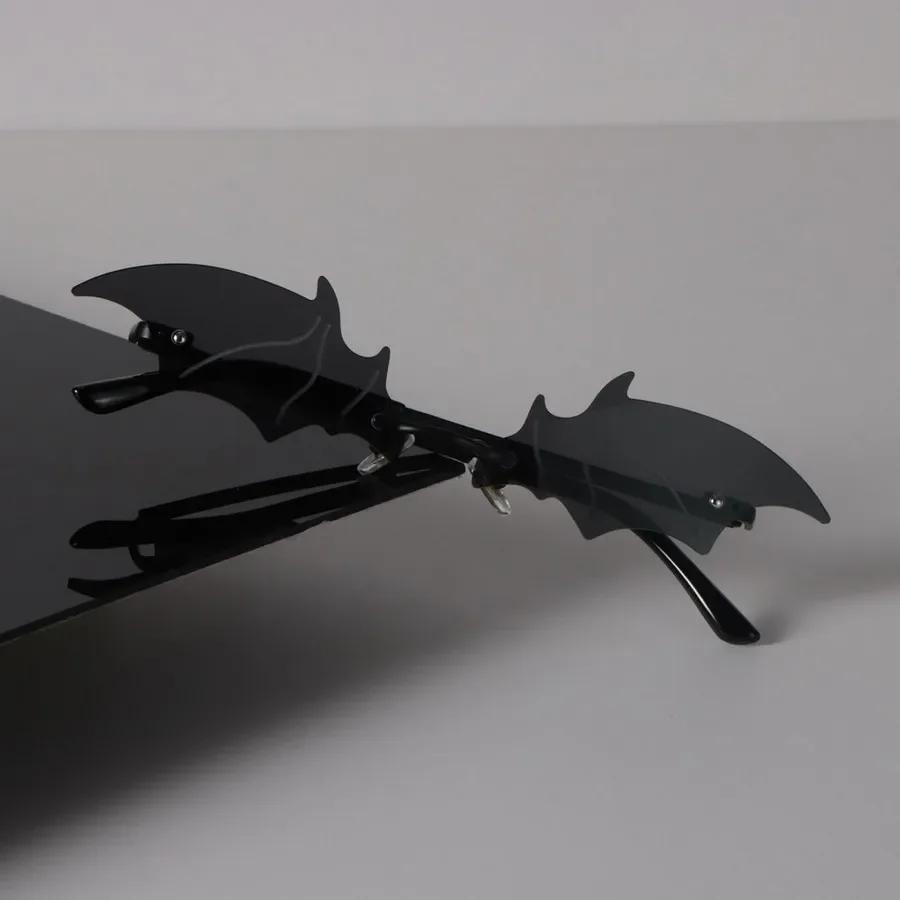 Randlose Cat-Eye-Sonnenbrille für Damen und Herren, Retro-Luxus, klare Designerbrille, sexy Marken-Sonnenbrille, schwarze Sonnenbrille