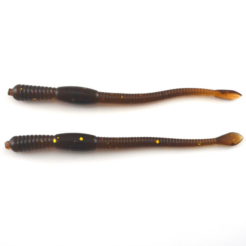 MNFT 25 Stück/Los 7,7 cm 1,03 g Weichplastikköder Künstlicher Angel-Regenwurm Köder Bionische Maden Wurm Angelköder Zubehör