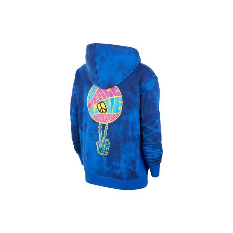 Nike Sweatshirts Men's Blue Hooded Moderate Regular CU3618-492