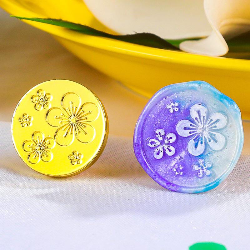 Eco-Friendly Zinc Alloy Retro Wax Seal Head with Color-Preserving Electroplating