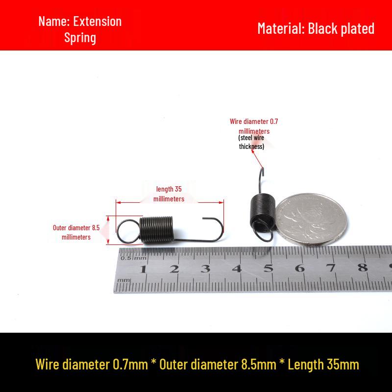 Stainless Steel Spring Hook for Microwave Oven Handle, Wire Diameter 0.6/0.7