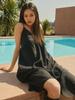 As If Cali Calie Midi Dress Black