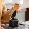 Black pottery simple travel kung fu tea set Japanese portable outdoor high-end gifts